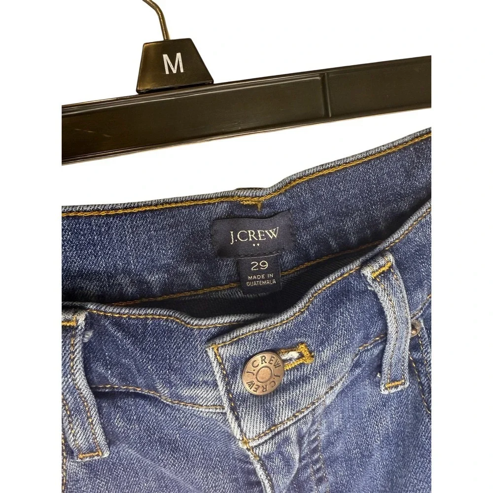 J.Crew Denim Shorts Womens Size 29 Dark Wash Frayed Hem Casual - Picture 3 of 3